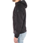 Woolrich giacca uomo nera impermeabile con cappuccio