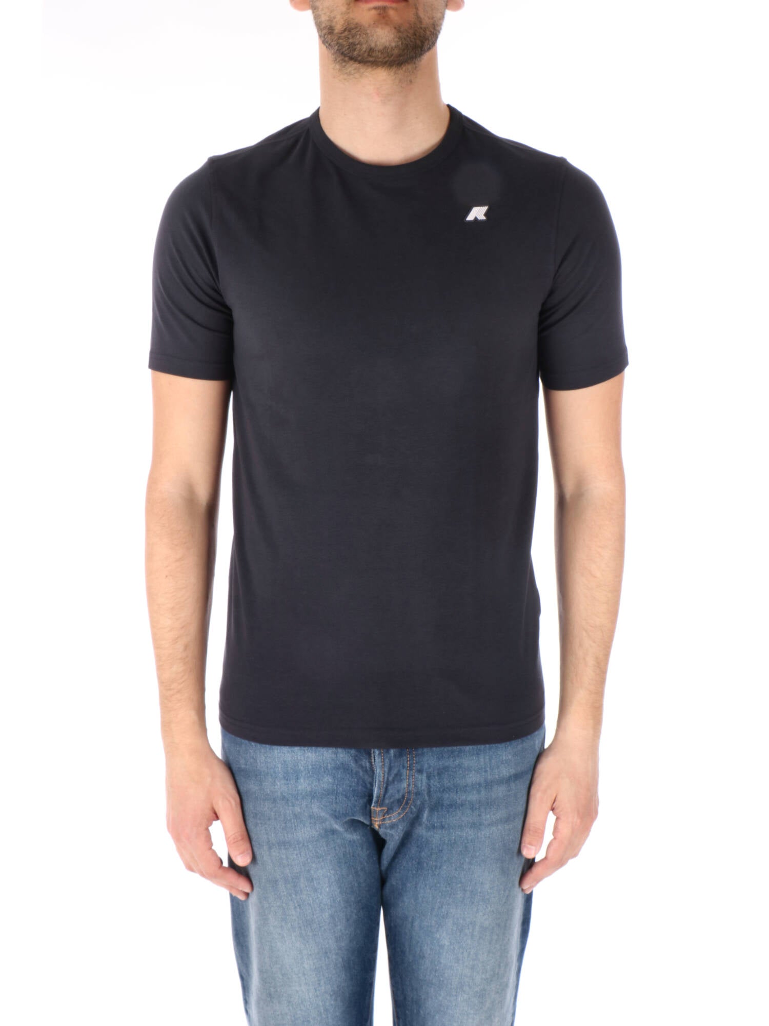 K-way t-shirt uomo in jersey blu