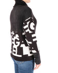 Gaelle paris pullover con logo all-over