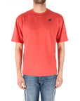 K-way t-shirt uomo rosso con stampa