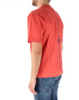 K-way t-shirt uomo rosso con stampa