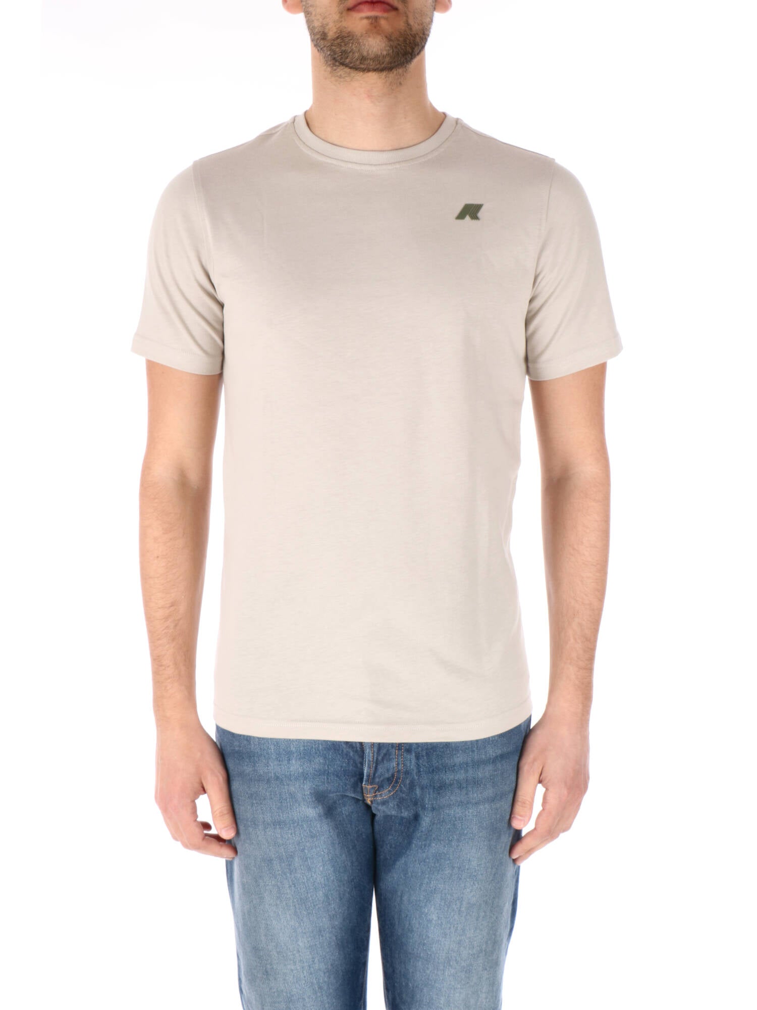 K-way t-shirt in jersey beige