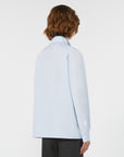 Max Mara Weekend Camicia in Popeline Celeste