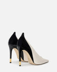 Elisabetta Franchi Décolleté Pelle Latte/Nero