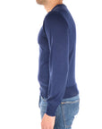 K-way uomo maglia blu con logo