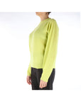 Alysi Pullover Girocollo in Cashmere Donna Lime