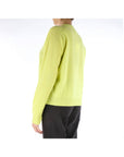 Alysi Pullover Girocollo in Cashmere Donna Lime