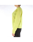 Alysi Pullover Girocollo in Cashmere Donna Lime