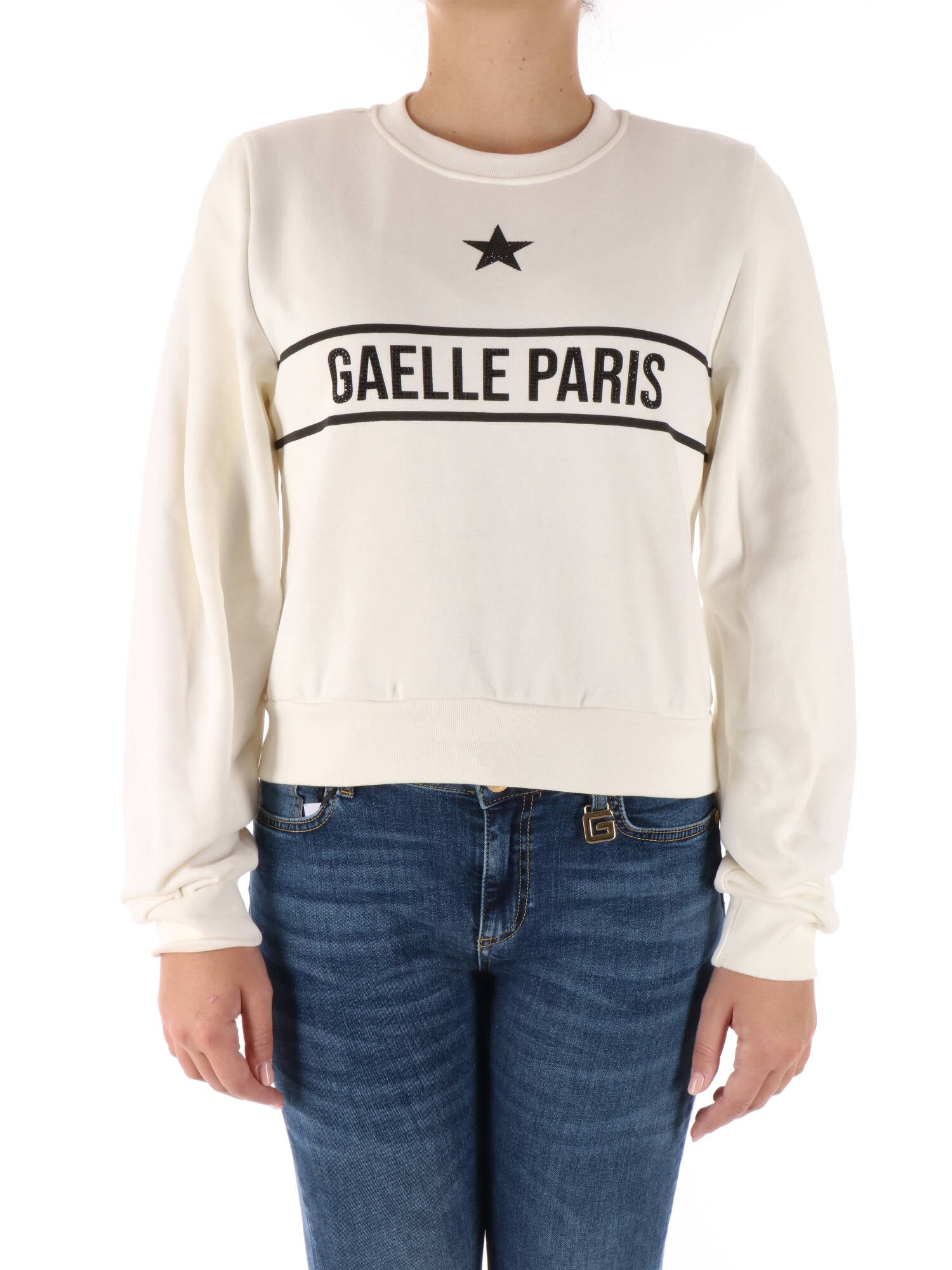 Gaelle Paris felpa girocollo con logo