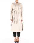 Twinset donna trench lungo spalmato