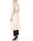 Twinset donna trench lungo spalmato