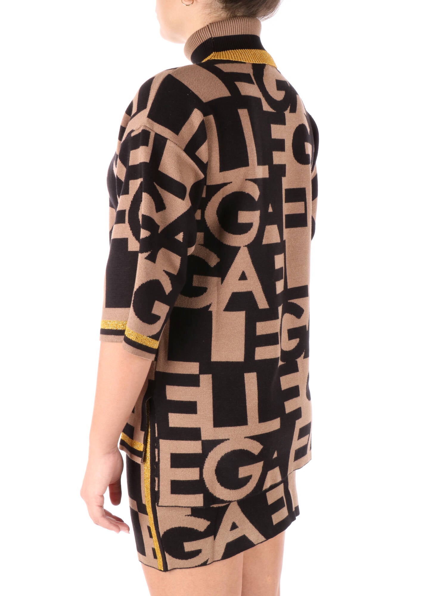 Gaelle Paris maglia  con logo all-over