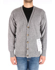 Amaranto cardigan uomo grigio