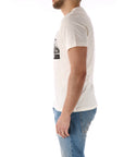 Barbour Int. T-shirt bianca con stampa