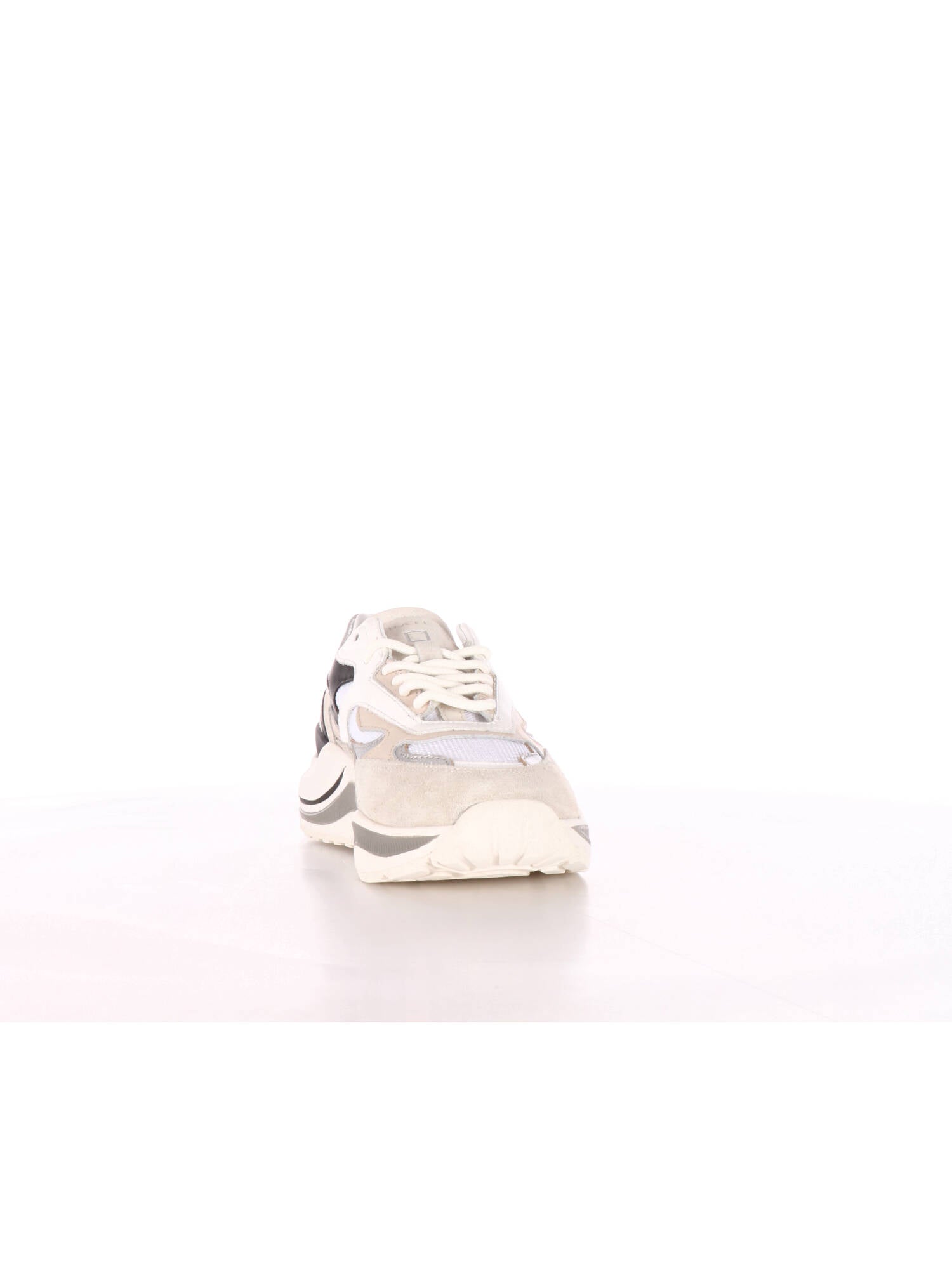 D.A.T.E. Sneakers donna Fuga argento/beige