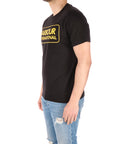 Barbour Int. T-shirt nera con logo grande