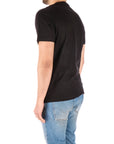 Barbour Int. T-shirt nera con logo grande