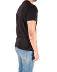 Barbour Int. T-shirt nera con logo grande