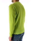 Amaranto maglia in lana verde fluo