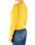 Elisabetta Franchi bomber in viscosa giallo