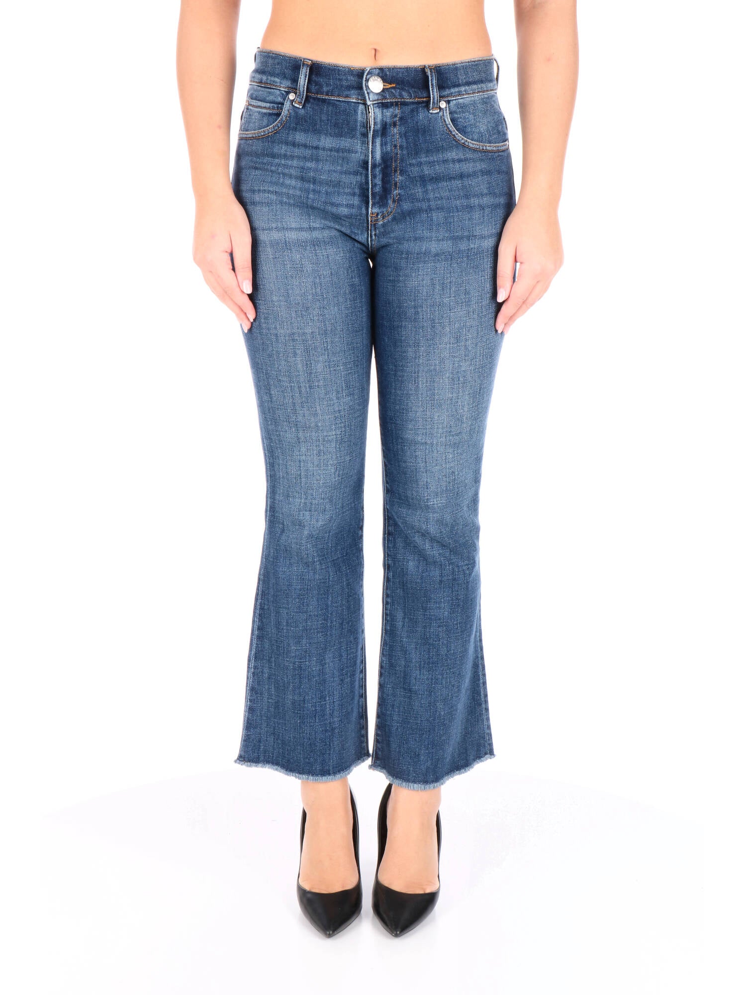 Pinko jeans bootcut in denim scuro