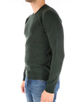 Daniele Fiesoli maglia in merino verde