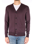 Altea cardigan uomo bordeau