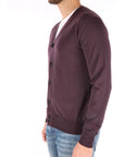 Altea cardigan uomo bordeau