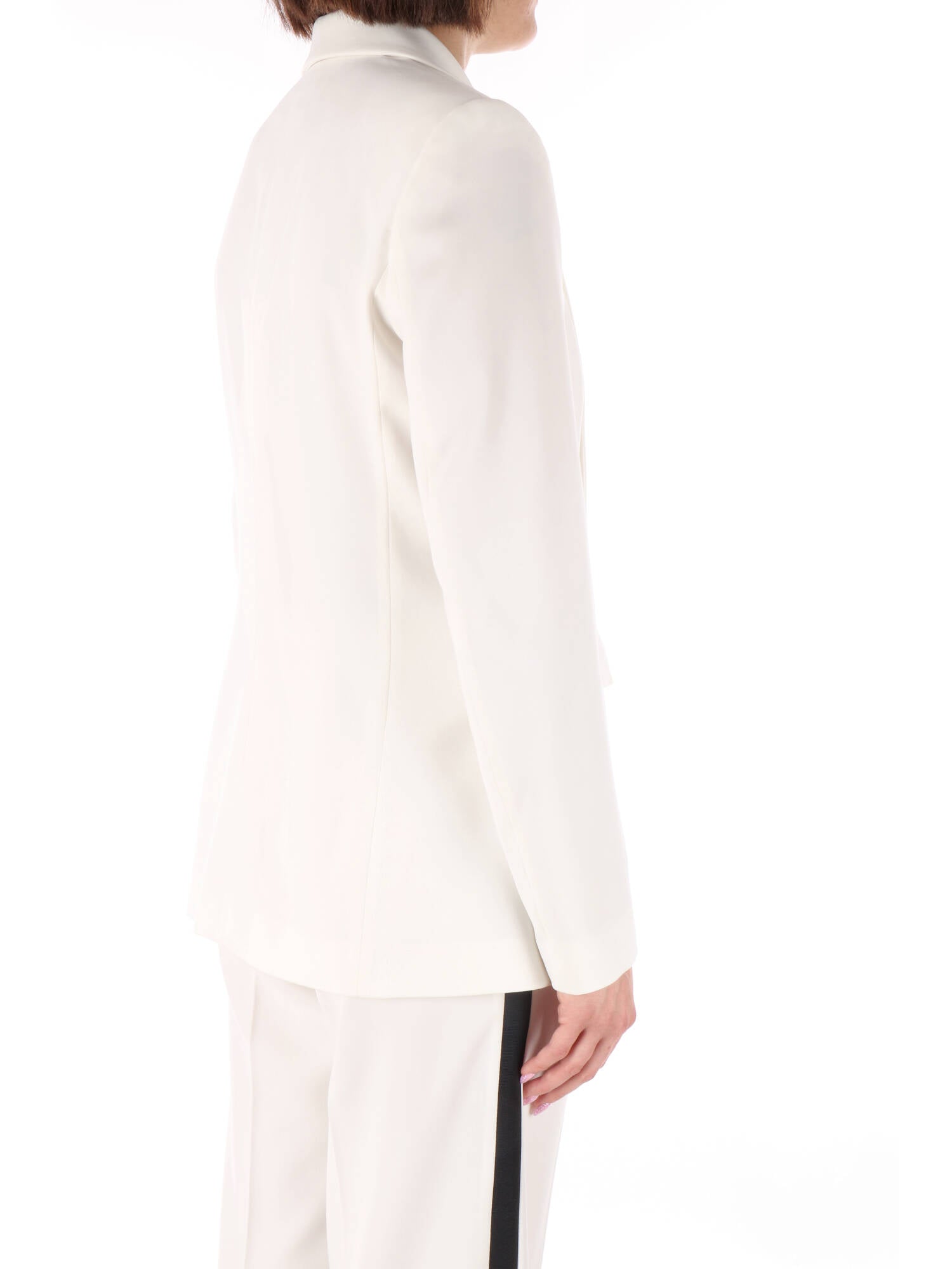 Kocca giacca elegante bianca con tasche