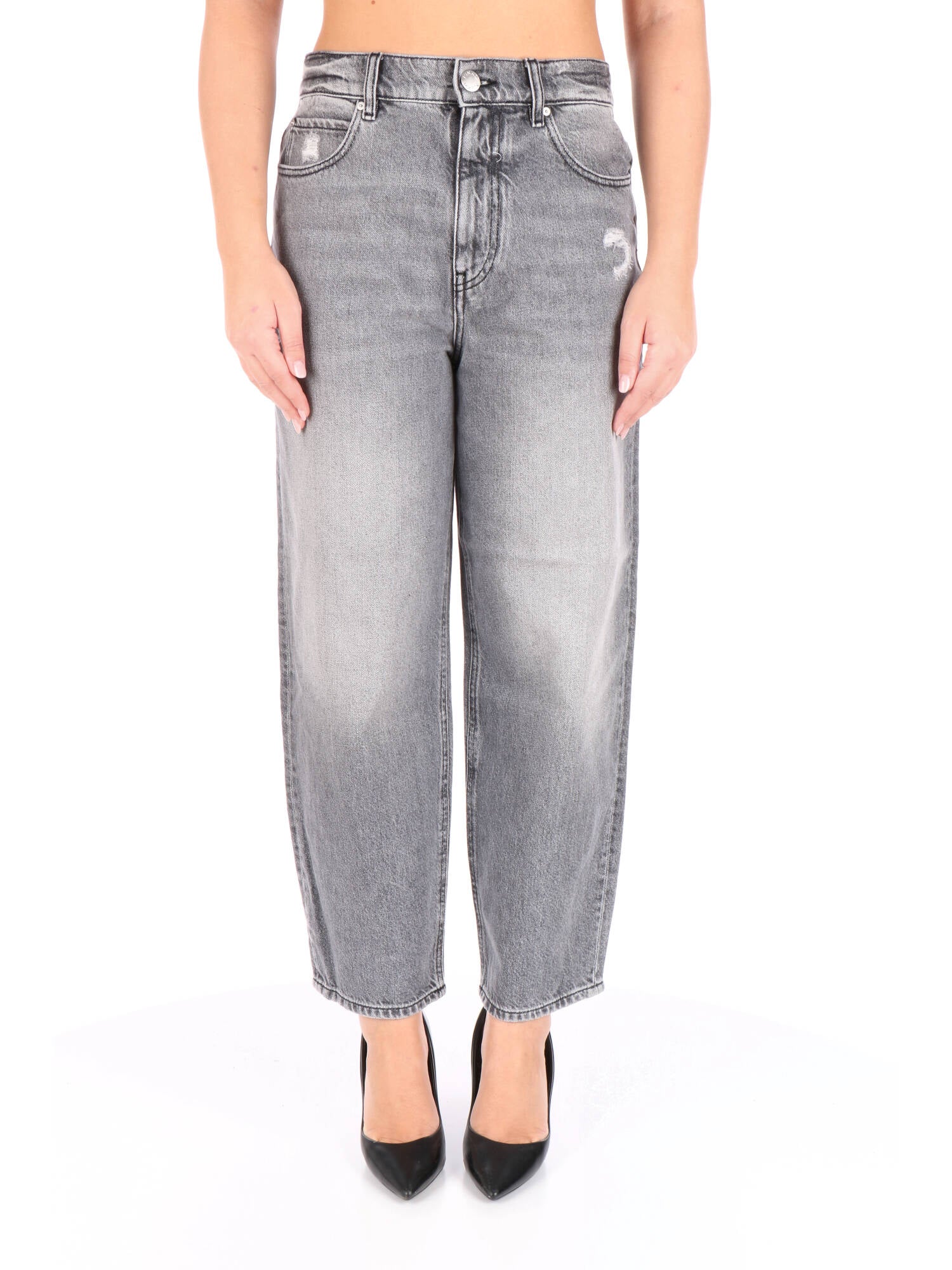 Pinko jeans egg-fit grigio