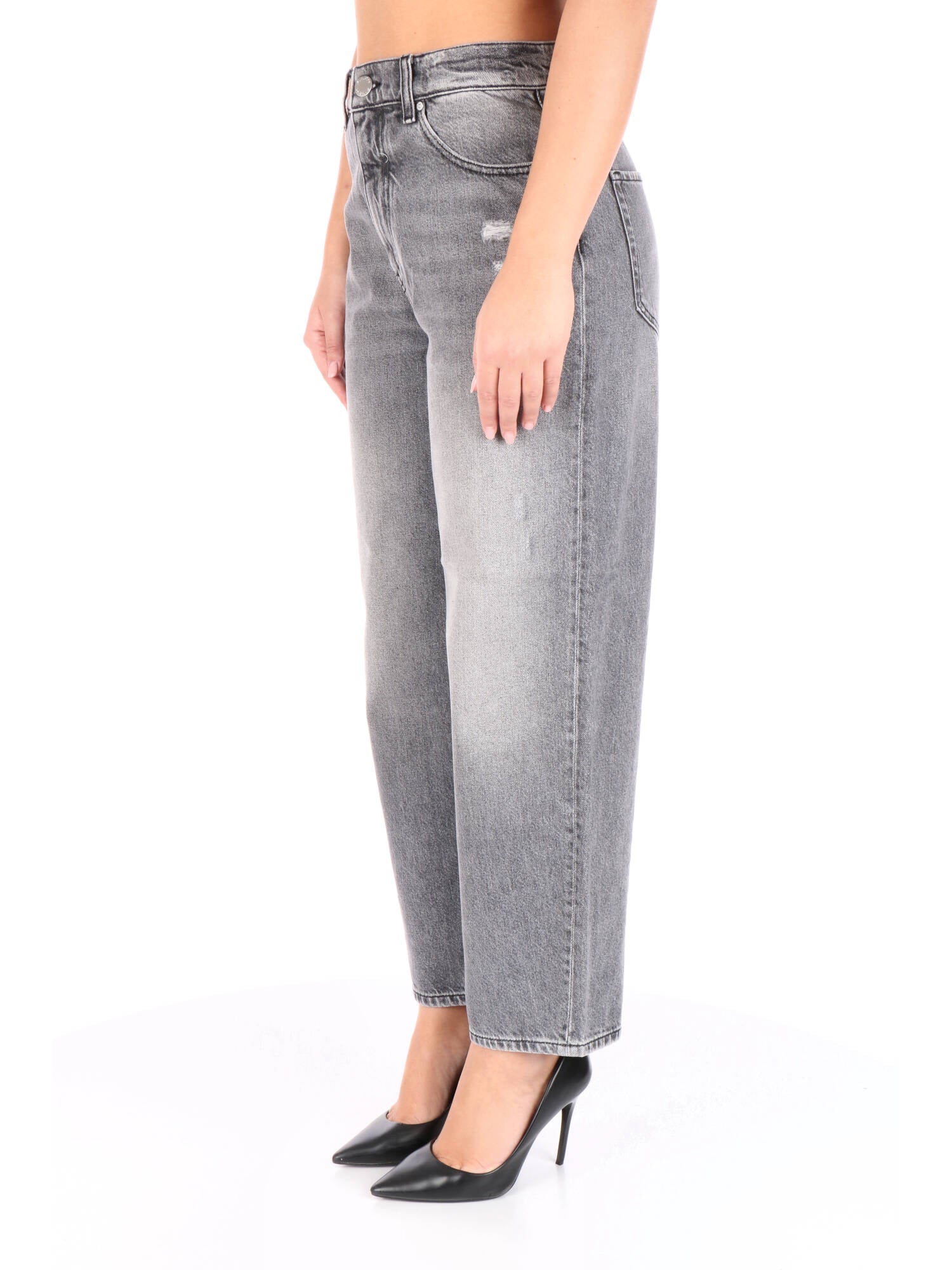 Pinko jeans egg-fit grigio