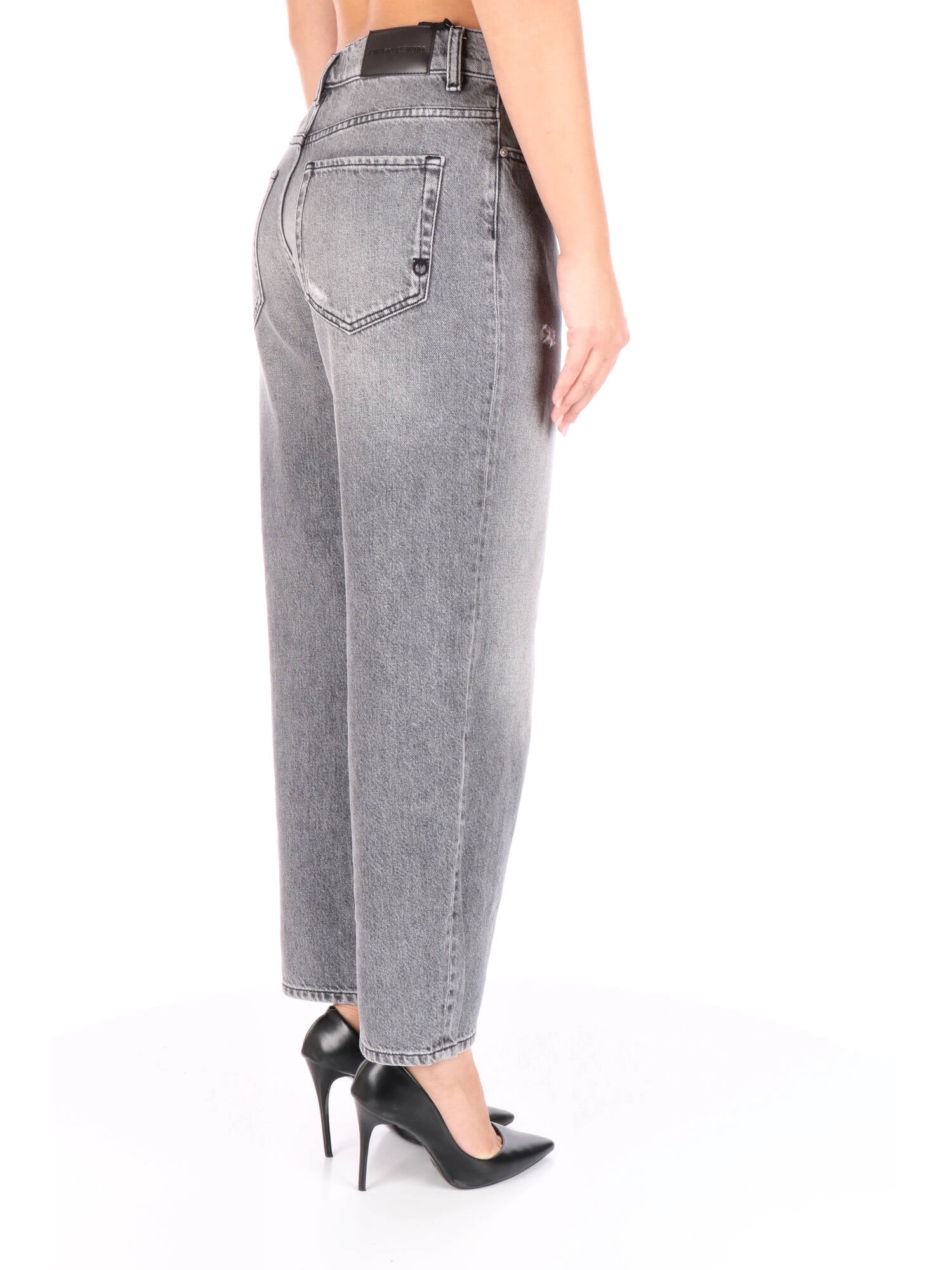 Pinko jeans egg-fit grigio