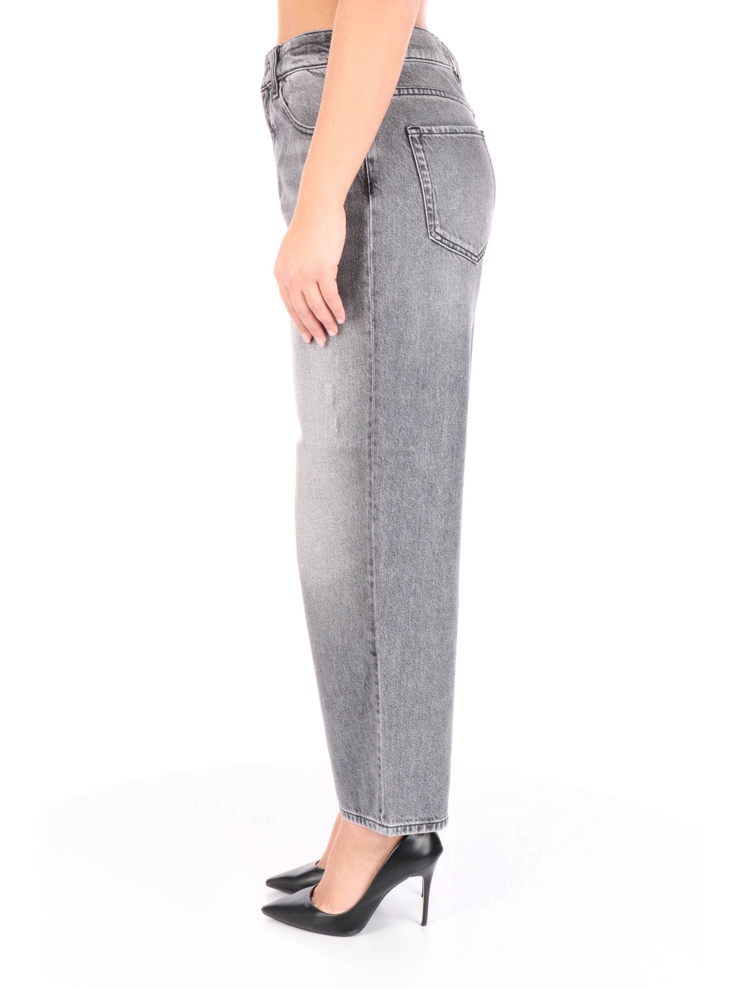 Pinko jeans egg-fit grigio