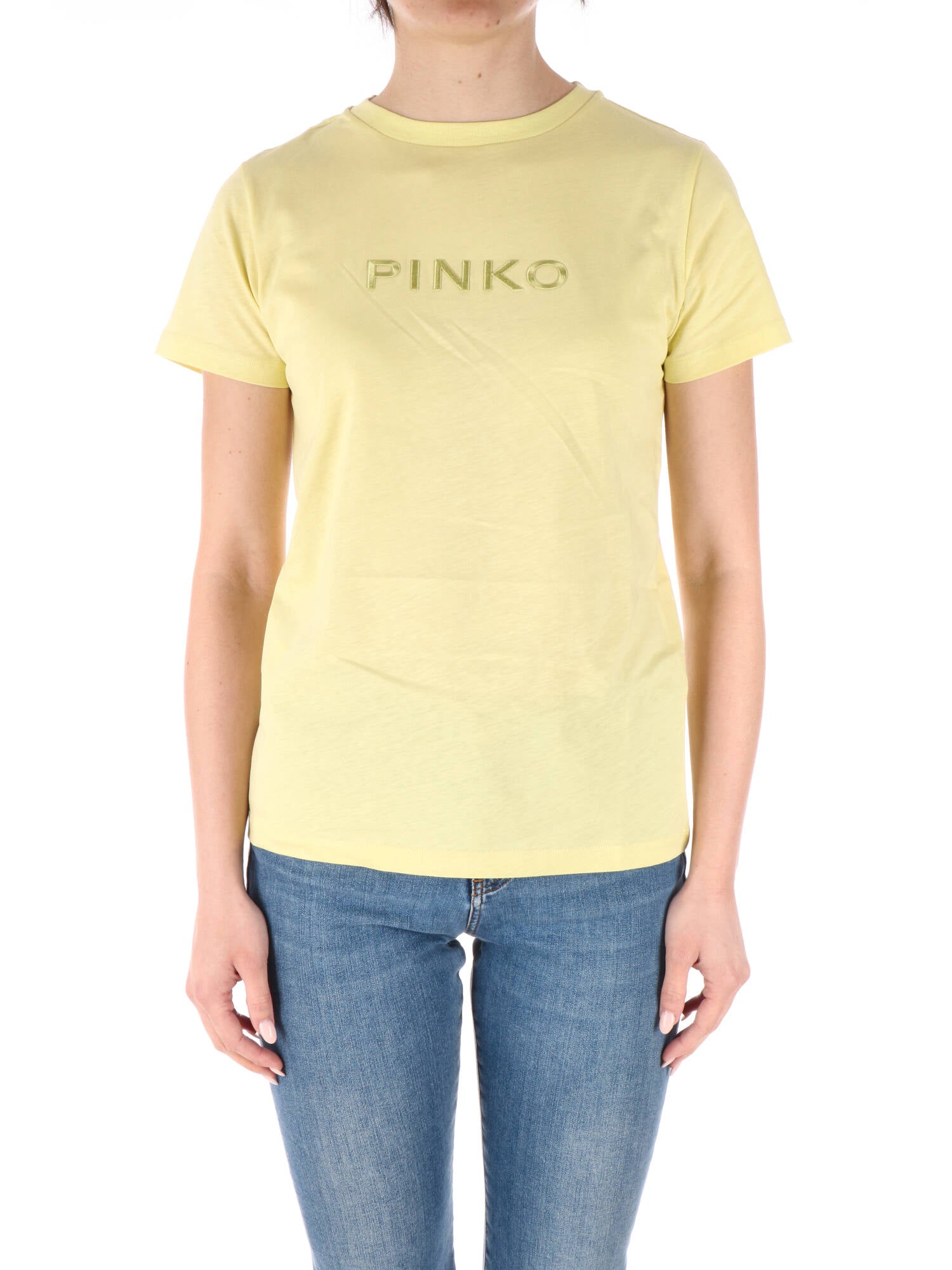 Pinko t-shirt ricamo logo