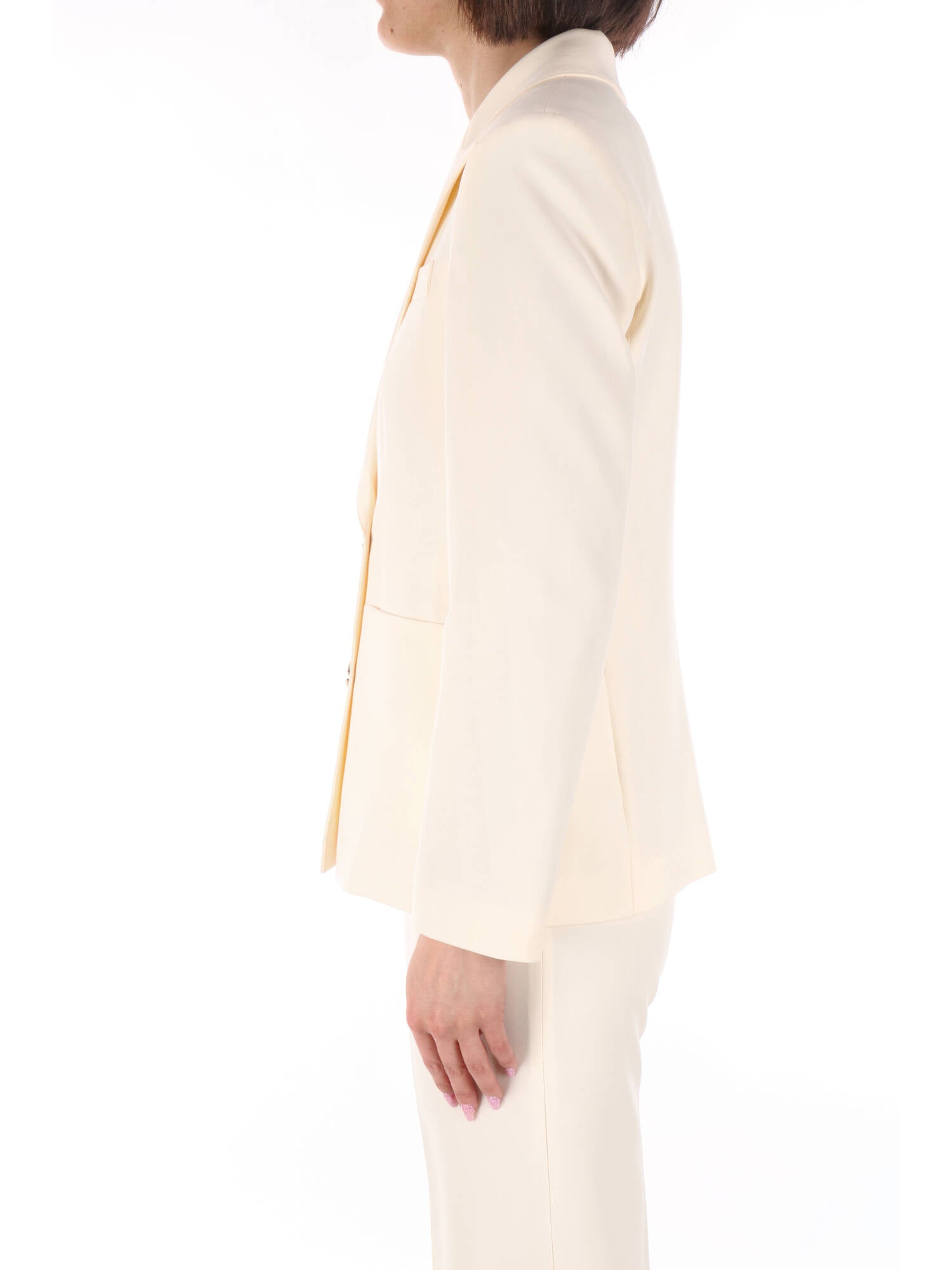 Kocca giacca classica doppiopetto bianca