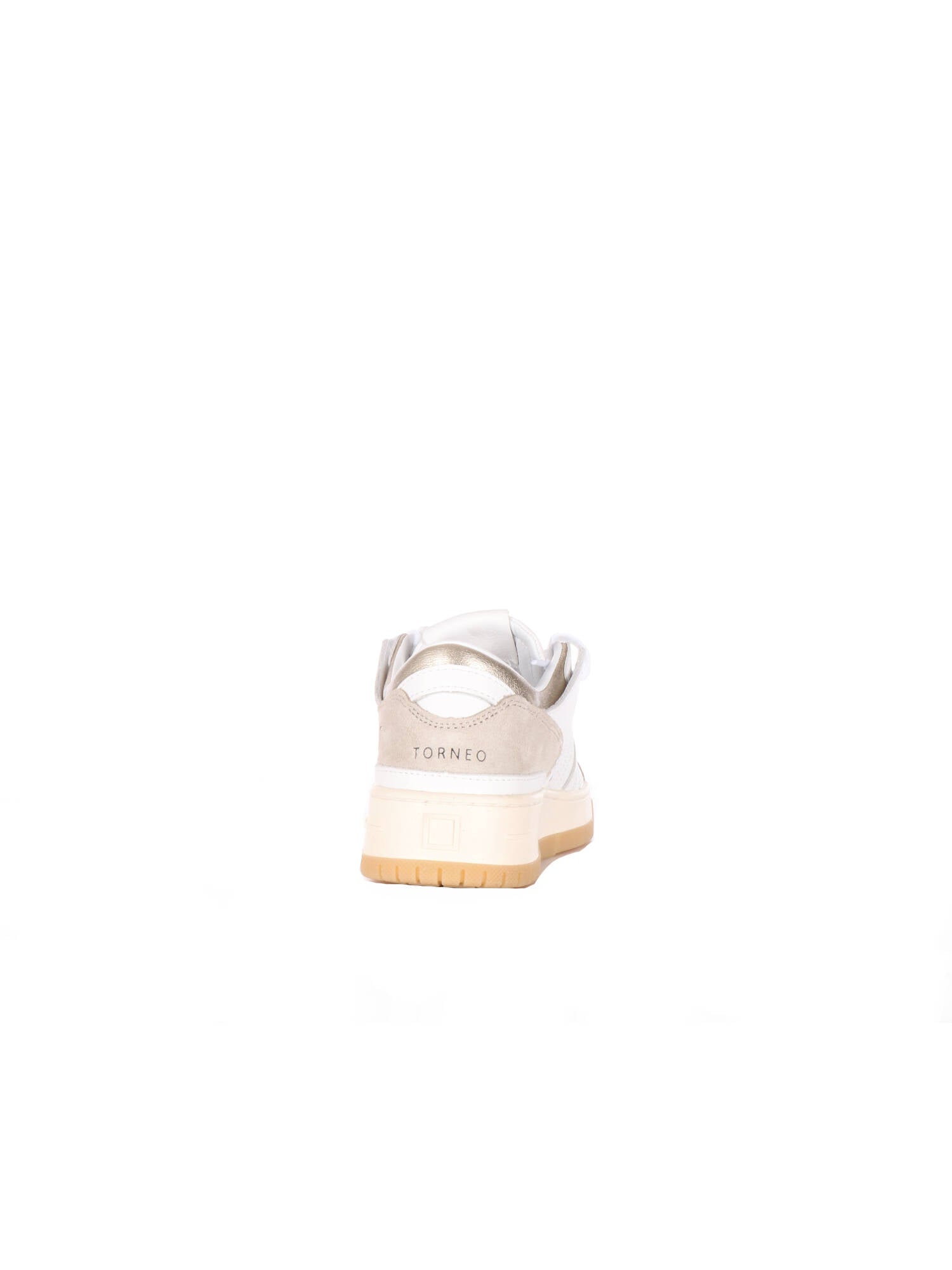 D.A.T.E. Sneakers donna Torneo bianco/beige