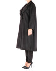 Kocca cappotto doppiopetto oversize nero