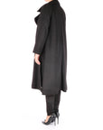 Kocca cappotto doppiopetto oversize nero