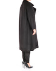 Kocca cappotto doppiopetto oversize nero