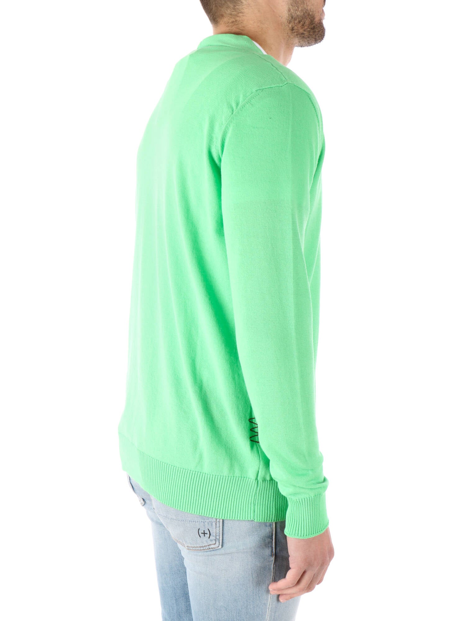 Amaranto cardigan uomo tricot verde