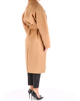 Elisabetta Franchi cappotto vestaglia beige