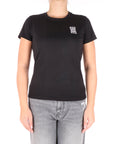 Pinko t-shirt nera monogram