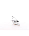 MaxMara Weekend slingback in nappa laminata