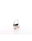 MaxMara Weekend slingback in nappa laminata