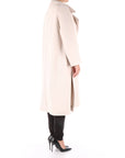 Kocca cappotto doppiopetto oversize panna