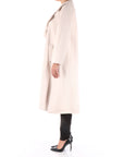 Kocca cappotto doppiopetto oversize panna