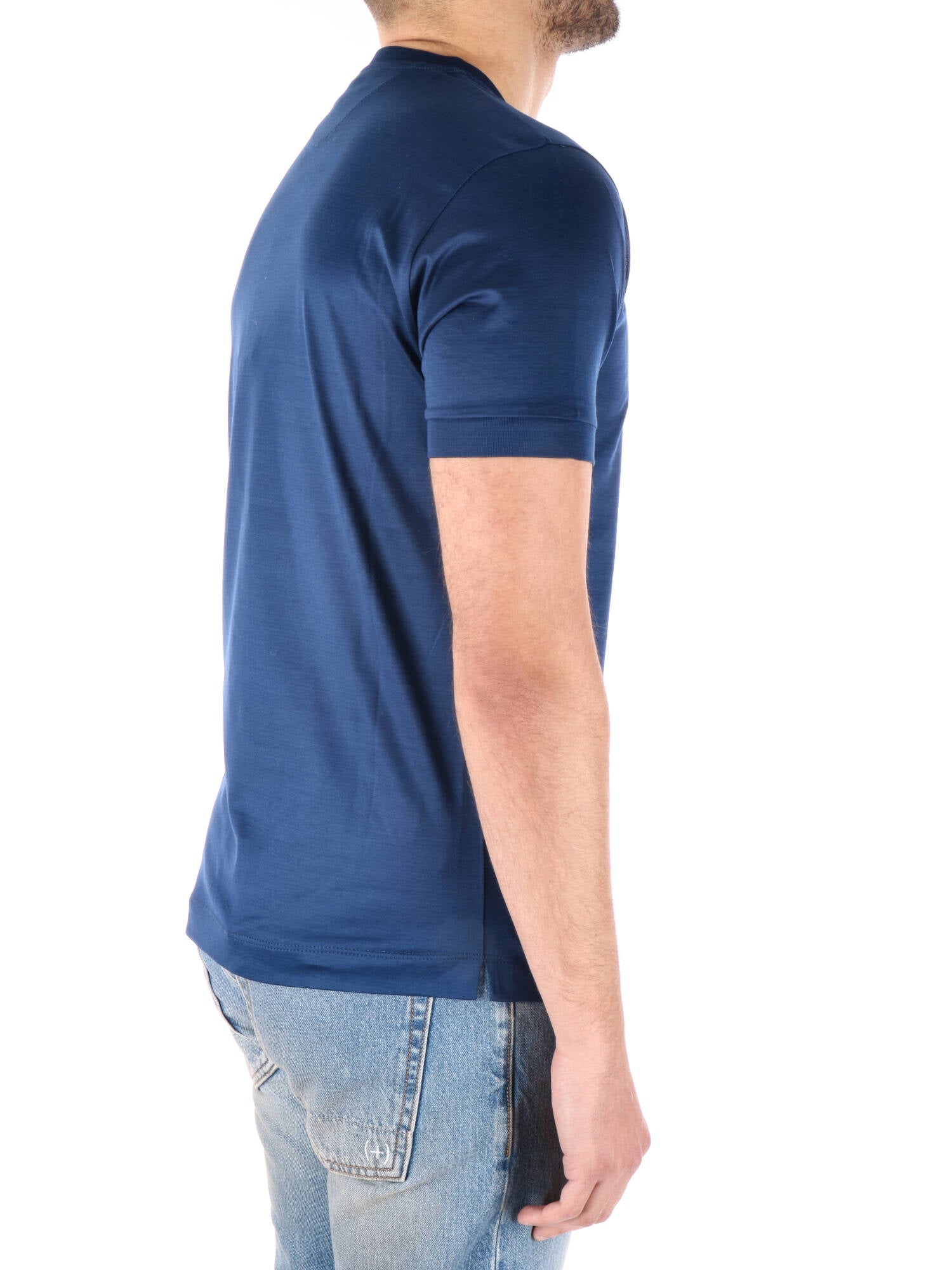 Daniele Fiesoli t-shirt in filoscozia blu
