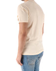 C.P Company t-shirt uomo panna con taschino