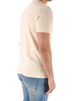 C.P Company t-shirt uomo panna con taschino