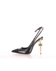 Elisabetta Franchi slingback con tacco logo